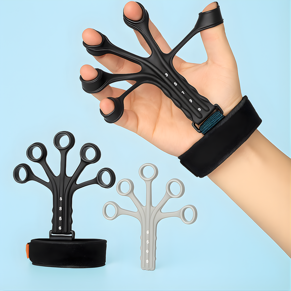 Gymletae GripFlex Finger Trainer — Adjustable Resistance Hand & Forearm Strengthener